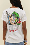 Aerosmith Permanent Vacation Reverse Tour Tee - Vintage White