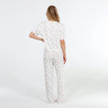 All American Tee Pant Set - Ivory Rosebuds