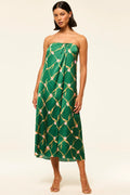 Aurelia Dress - Tulip Lattice Satin