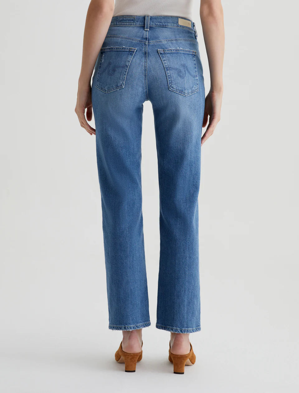 Brinley Mid-Rise Straight - Iris