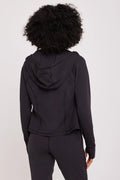 Warm Core Zip Hood Jacket - Black