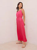 Cowl Neck Maxi Dress - Havana Pink