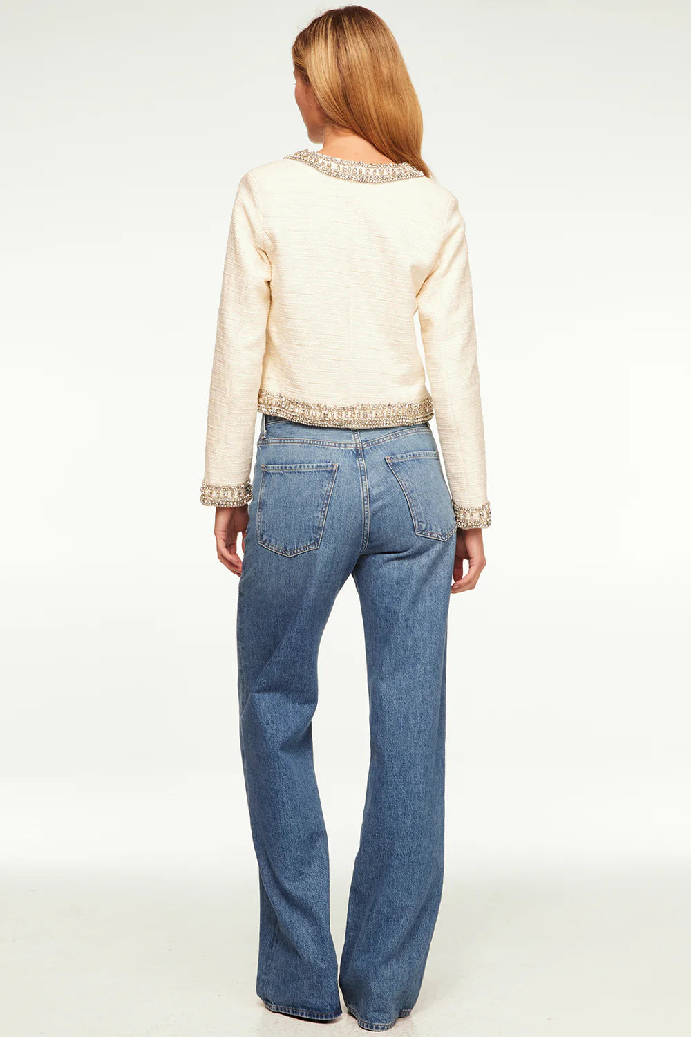 Curtis Jacket - Ivory Tweed