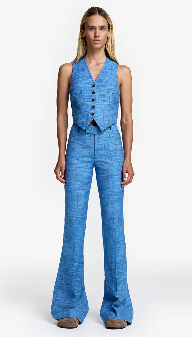 Bootcut Pant - Denim Stripe
