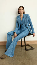 Bootcut Pant - Denim Stripe