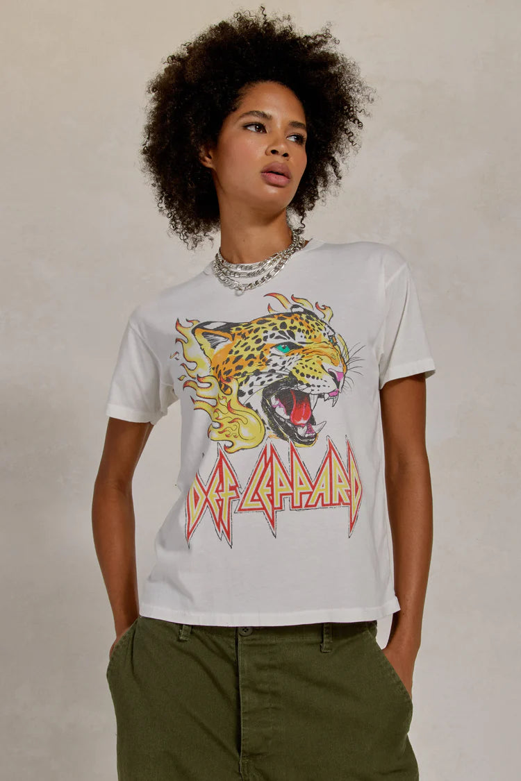 Def Leppard TNT Pyromania '83 Ringer Tee