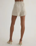 Double Pleat Short - Linen Sand
