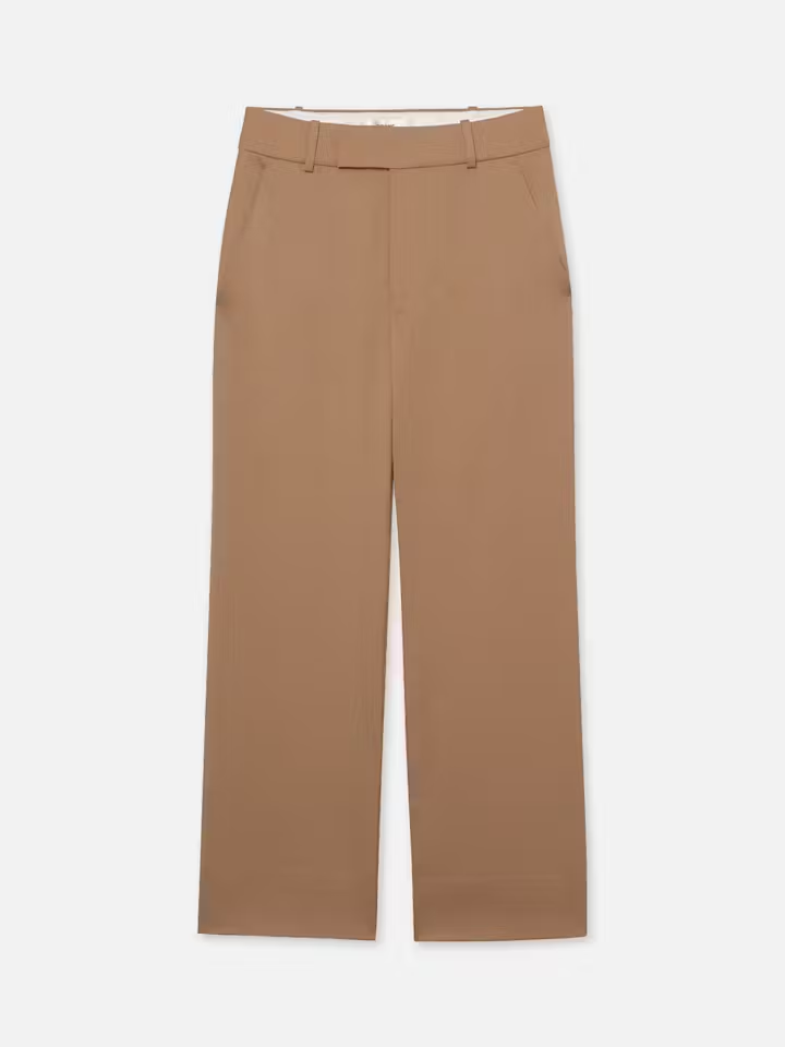 Easy Slim Crop Pant - Light Camel