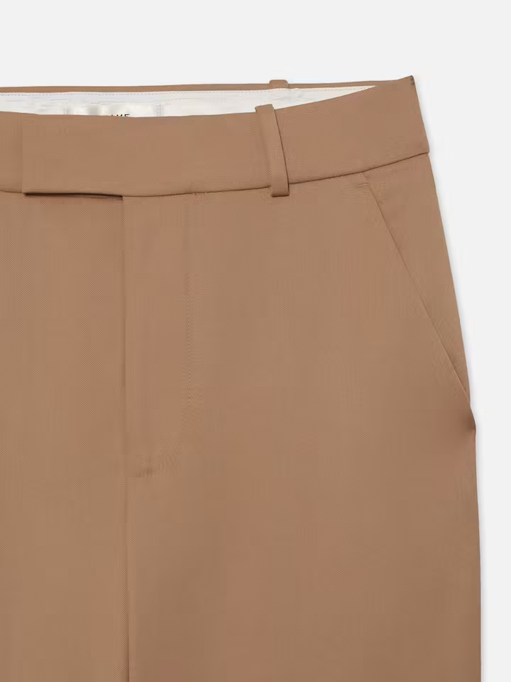 Easy Slim Crop Pant - Light Camel