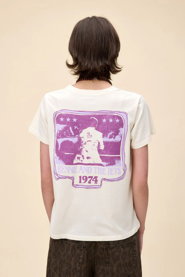 Elton John Bennie & The Jets Encore Tee - Stone Vintage