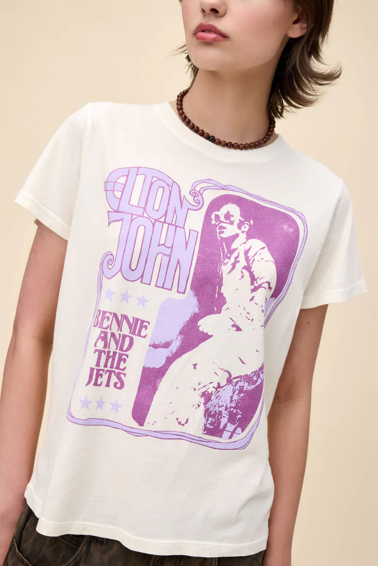 Elton John Bennie & The Jets Encore Tee - Stone Vintage