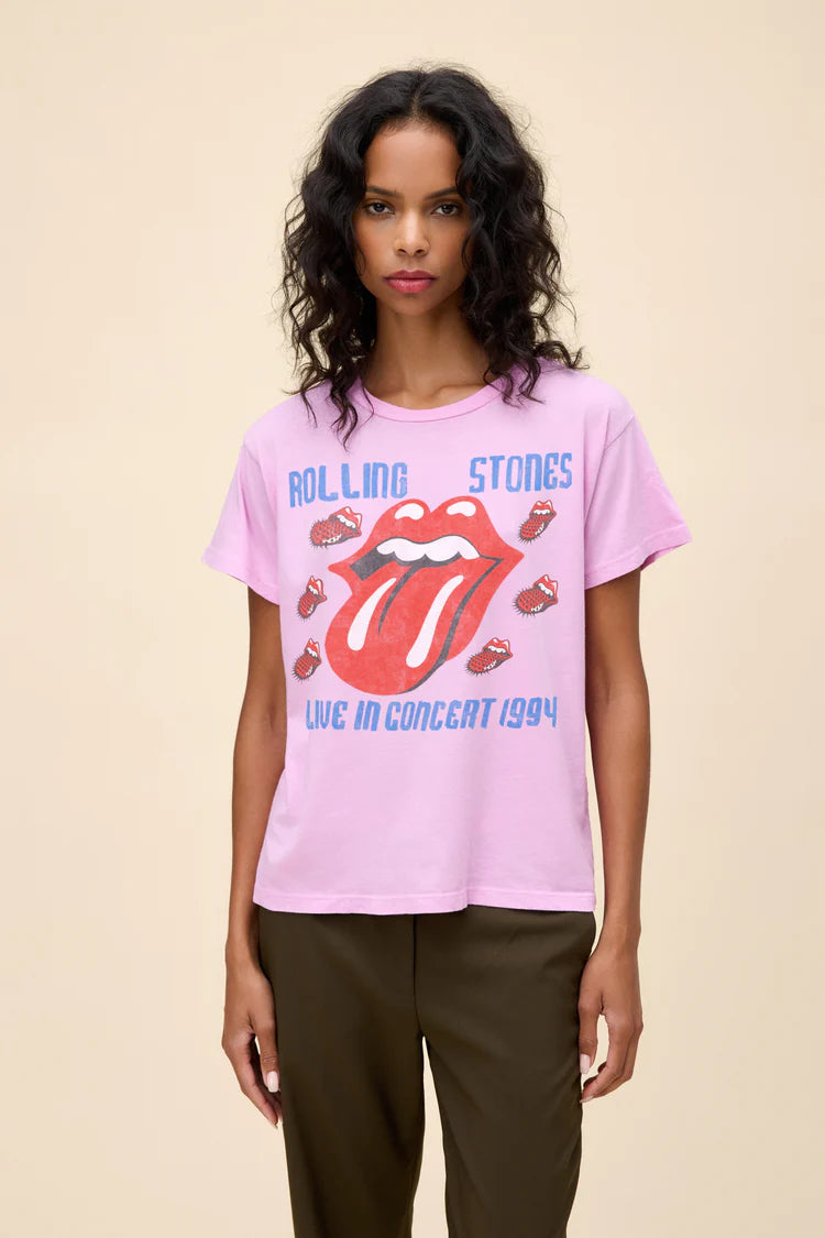 Rolling Stones Live in Concert 1994 Solo Tee - Faded Lilac