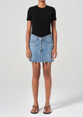 V-Waist Mini Skirt - Fairway
