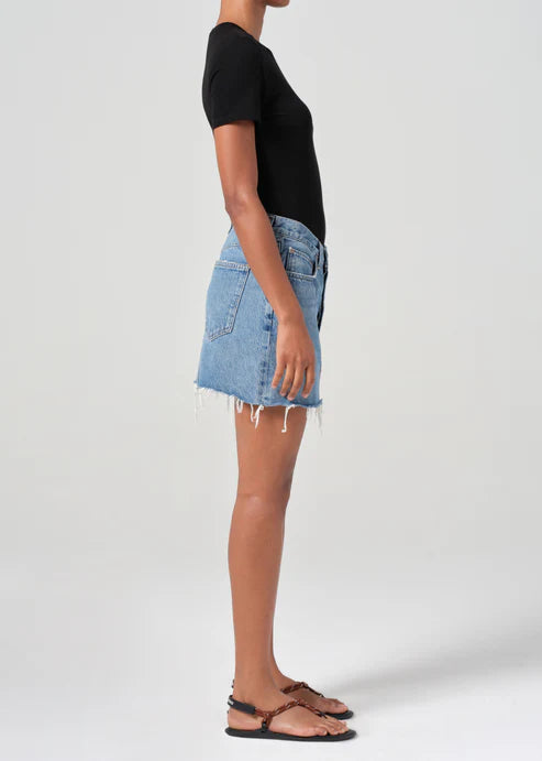 V-Waist Mini Skirt - Fairway
