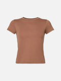 Fitted Crew Tee - Tobacco