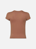 Fitted Crew Tee - Tobacco