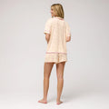All American Shortie PJ Set - Peach Flamingos