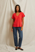 Hendrix Tee - Poppy Red