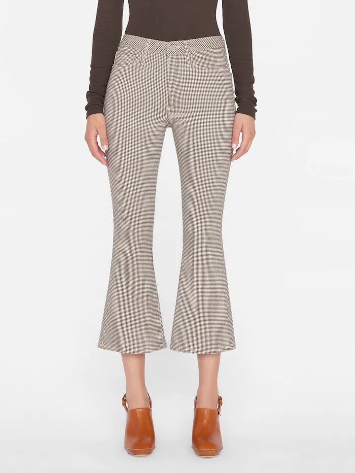 Le Crop Flare - Camel Multi