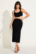 The Icon Cutout Dress - Black