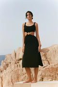The Icon Cutout Dress - Black