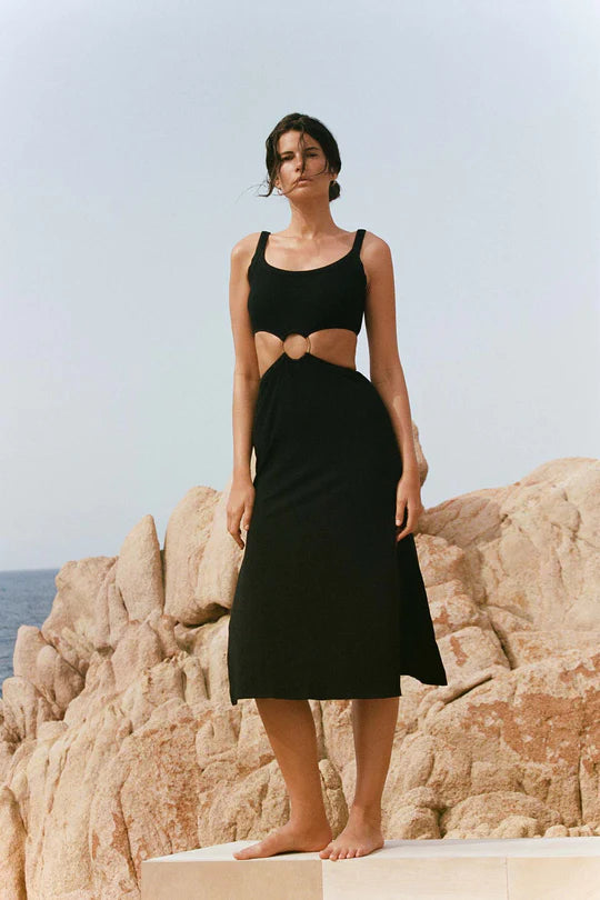 The Icon Cutout Dress - Black