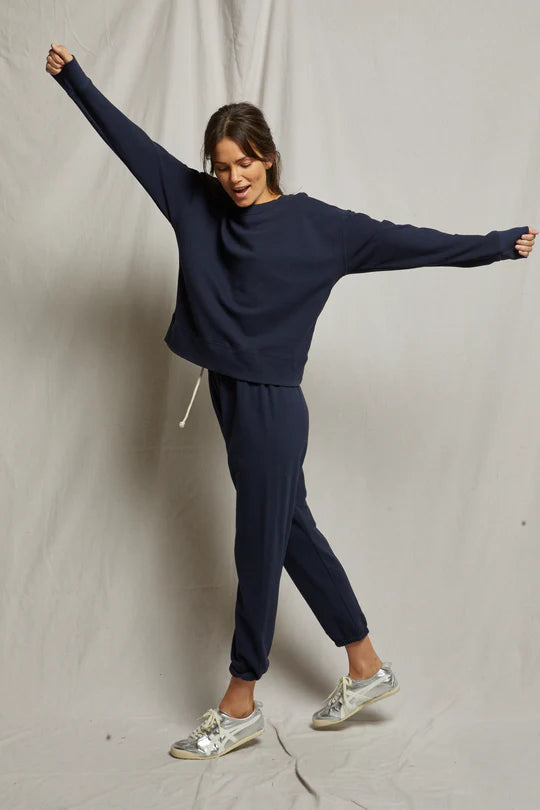 Johnny French Terry Easy Sweatpant - Navy
