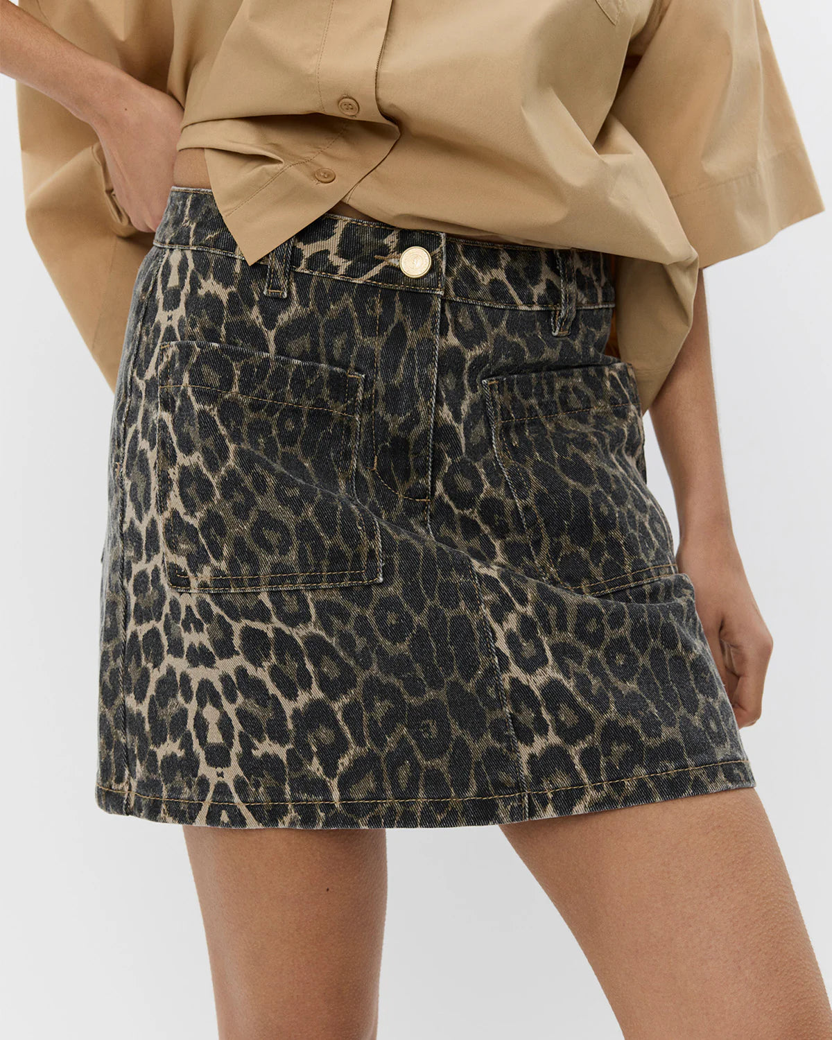 Leona Leopard Skirt - Leopard