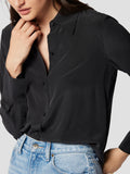 Leona Silk Shirt - True Black