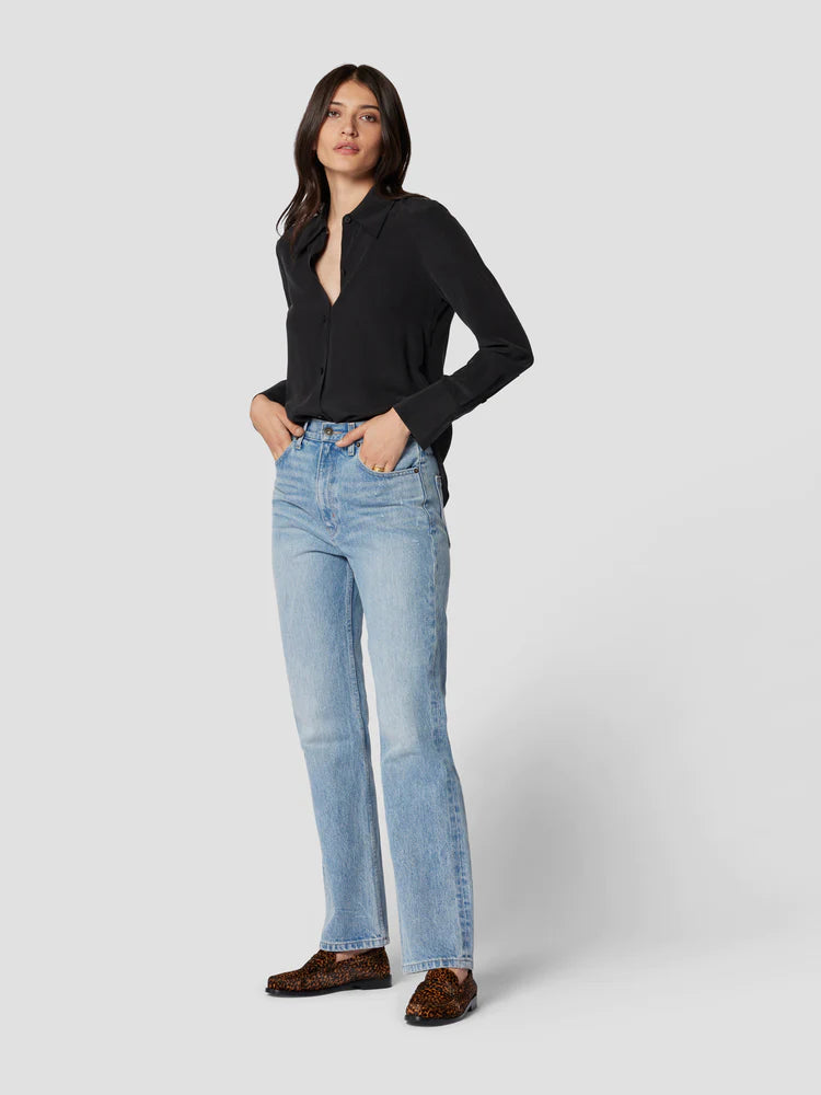 Leona Silk Shirt - True Black