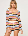 Lost Tides Short - Maldives Stripe