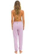 Logo Stitch Sweatpants - Mauve