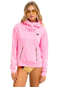 Bolt Ninja Pullover Hoodie - Neon Pink/Mint