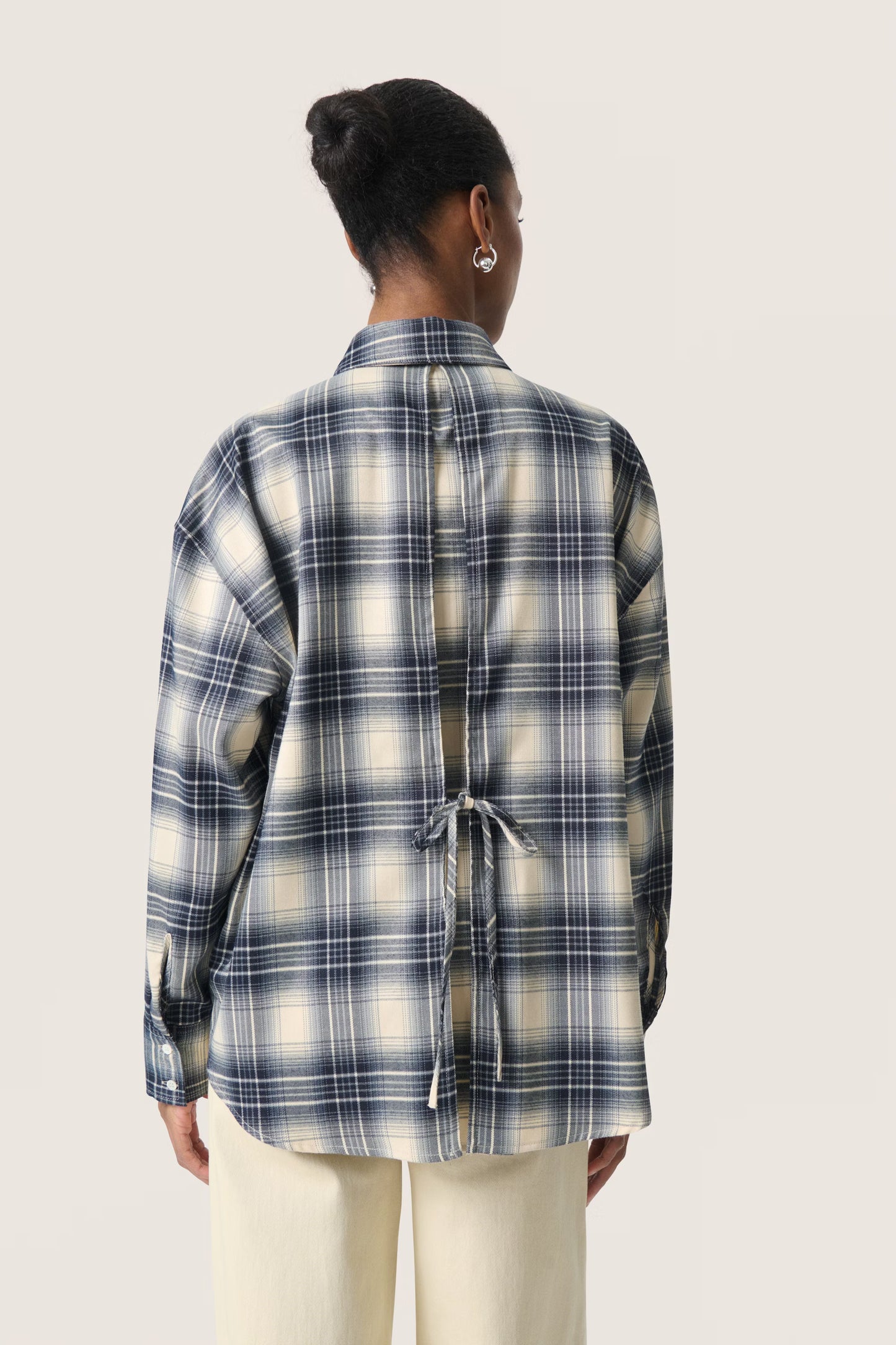 Pamala Shirt - Navy Checks