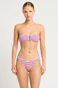 Blake Bandeau - Pastel Pink Stripe