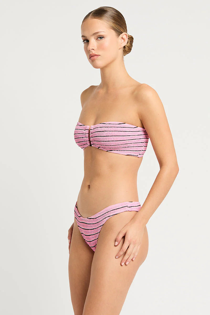 Blake Bandeau - Pastel Pink Stripe