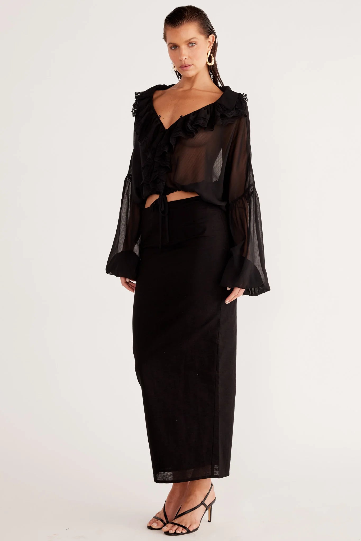 Pearl Top - Black