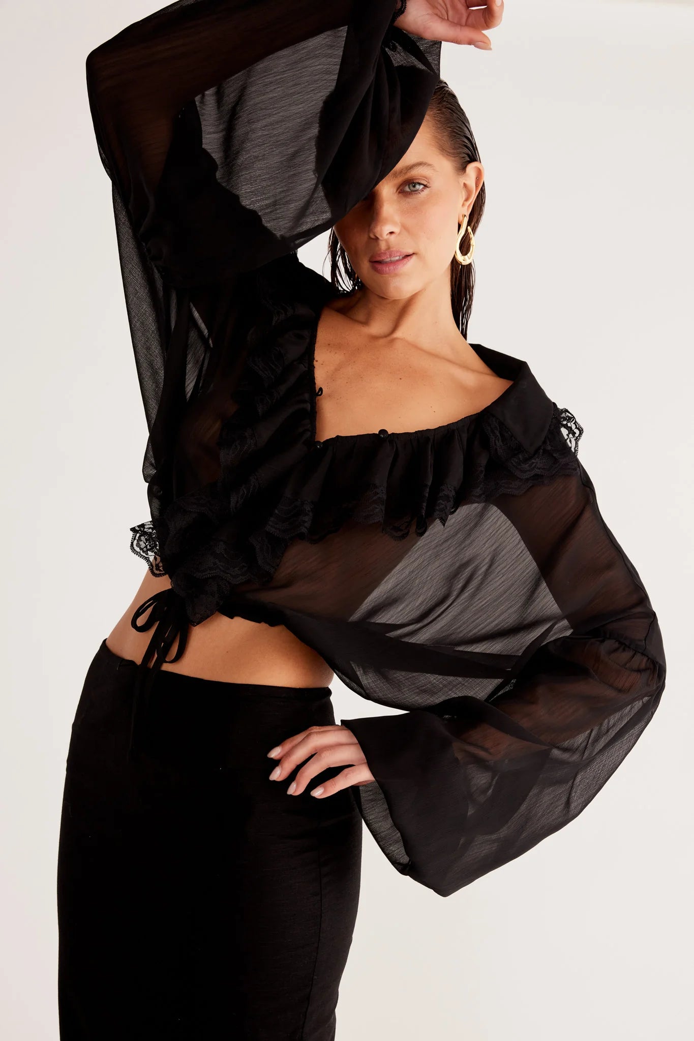 Pearl Top - Black