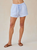 Linen Pocket Short - Perennial Blue
