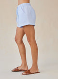 Linen Pocket Short - Perennial Blue