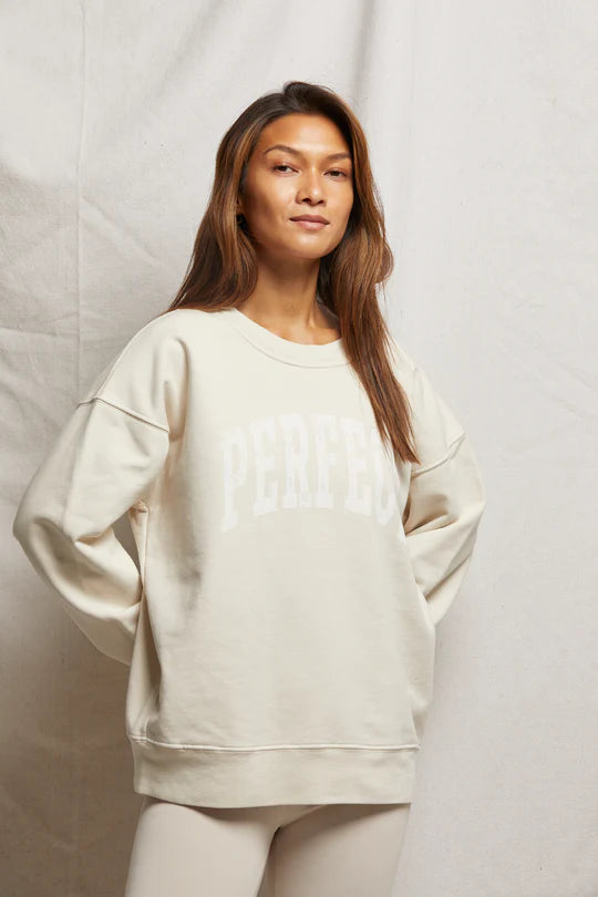 Perfect French Terry Perfect Sweatshirt - Sugar