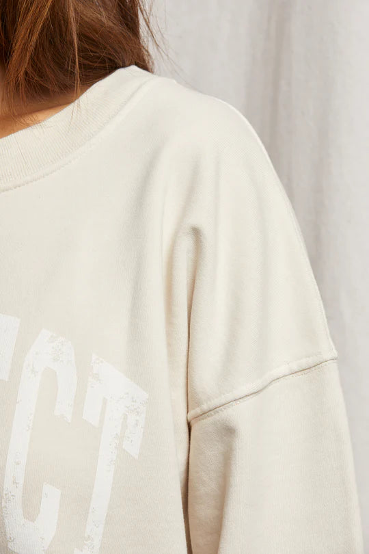 Perfect French Terry Perfect Sweatshirt - Sugar