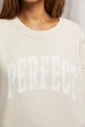 Perfect French Terry Perfect Sweatshirt - Sugar