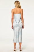 Pixie Top - Acqua Blue Satin