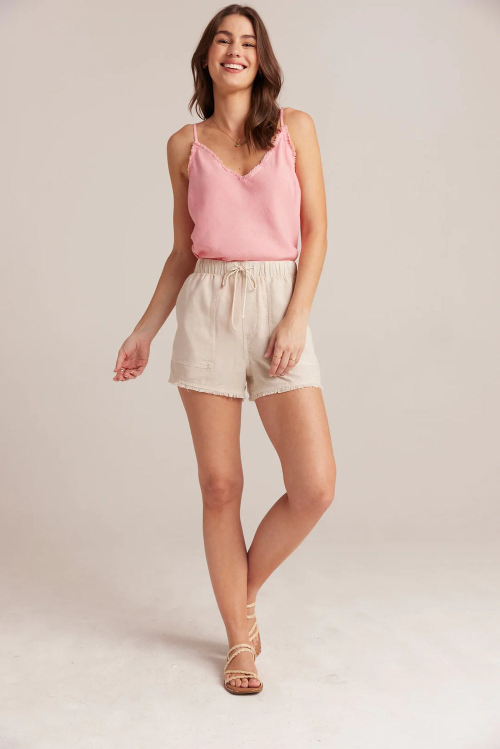 Frayed Hem Pocket Short - Cliffside