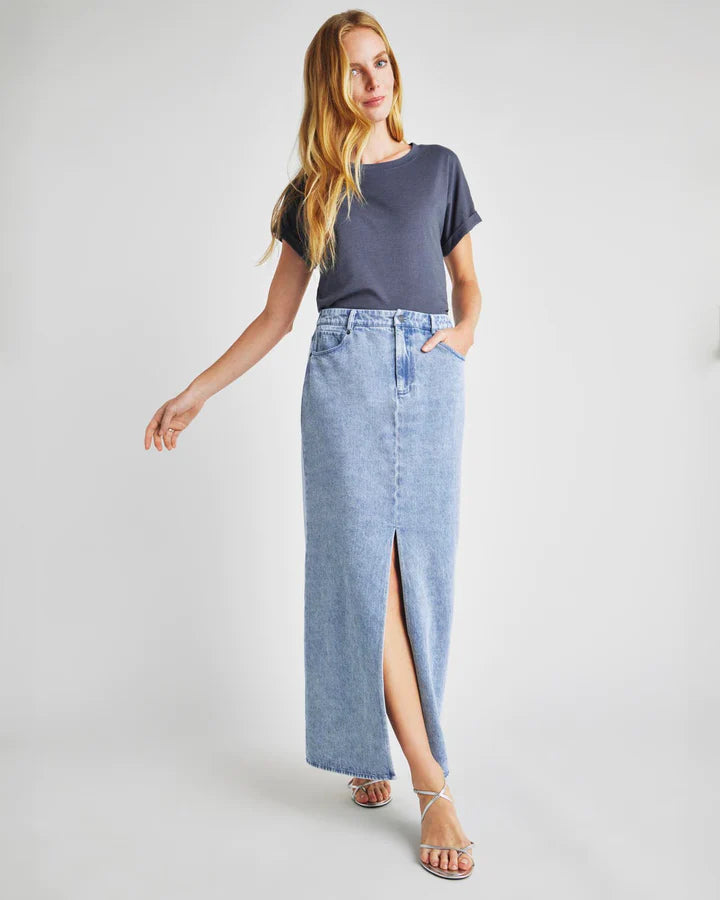 Rhiannon Denim Maxi Skirt - Indigo
