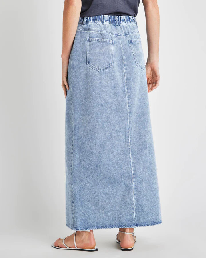 Rhiannon Denim Maxi Skirt - Indigo