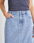 Rhiannon Denim Maxi Skirt - Indigo