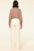 Roya Top - Chocolate Rattan Tile Small