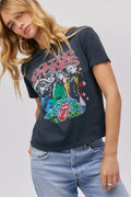 Rolling Stones '78 US Tour Ringer Tee - Vintage Black